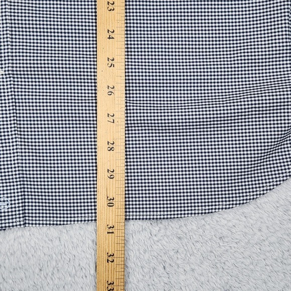 Vineyard Vines OTG On-The-Go Shirt Mens XL Blue Plaid brrr Cooling Stretch NEW - Picture 12 of 16